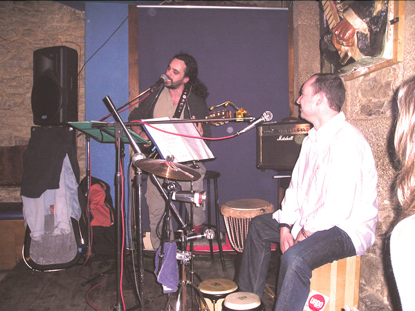 Wöchentliche Konzerte im Fonte Sequelo - Spielen mit Rafa Gradin 2003-2005